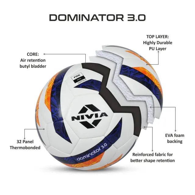 Dominator 3.0 FIFA Certified Football – Nivia