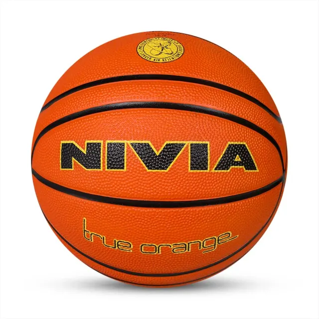 True Orange 14-Panel Training Basketball – Nivia
