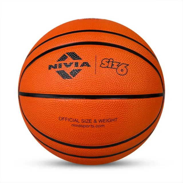 True Orange 14-Panel Training Basketball – Nivia