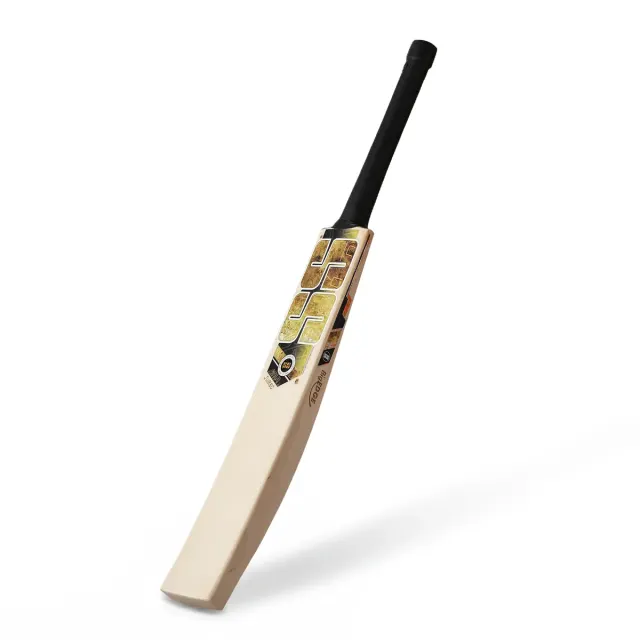 Gold Jumbo English Willow Cricket Bat – SS