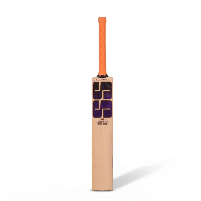Vintage Blue English Willow Cricket Bat – SS